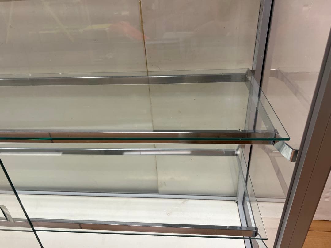 exceedショーケース　ショップ用ガラスショーケース　送料込み