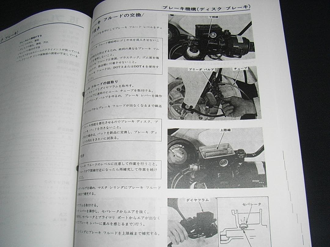 ホンダ CBR250R (MC14・MC17・MC19) サービスマニュアル