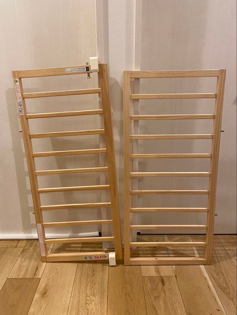 そいねーる＋ロング マットレス付き ナチュラル　ベビーベッド キャスター付き