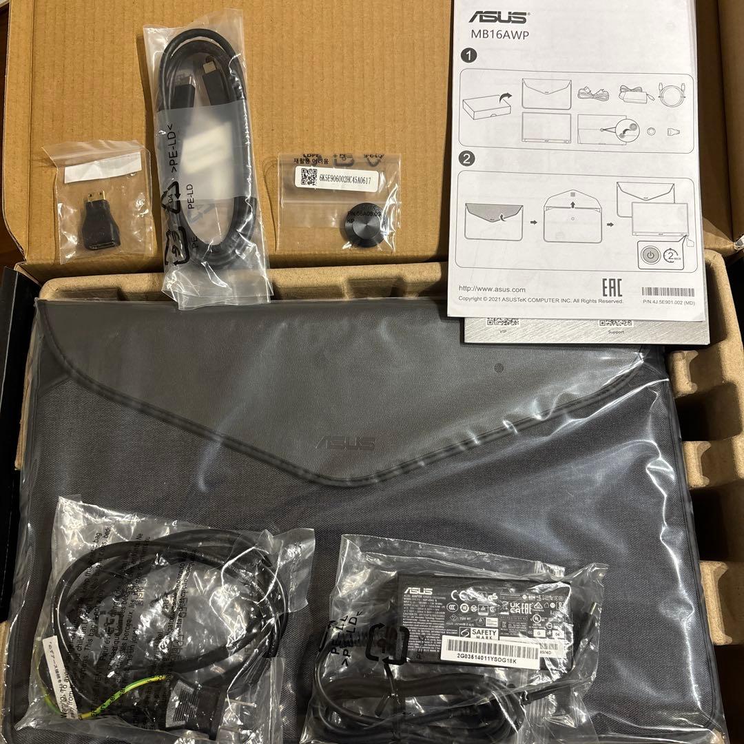 ASUS Zen Screen Go MB16AWP ポータブルモニター 本体