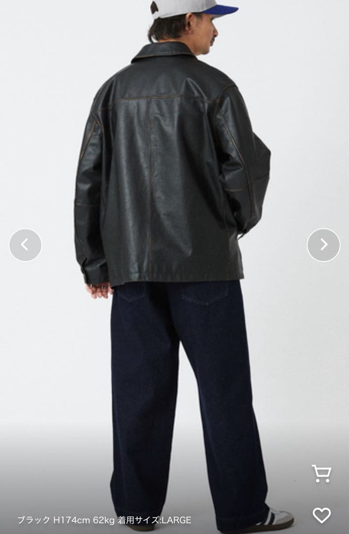 SKOOKUM / スクーカム 別注 バッファローレザー カバーオール　茶芯