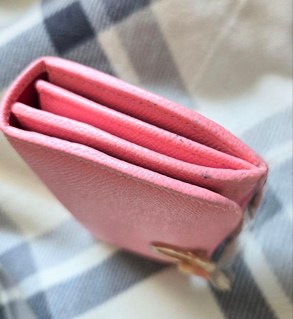 【美品】正規品！BVLGARI ピンク レディース長財布