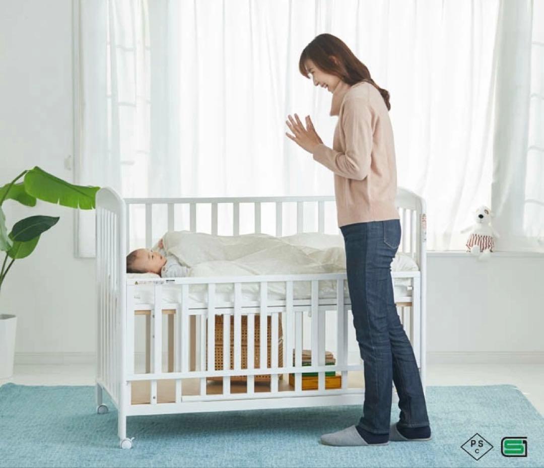 カトージ　KATOJI　ベビーベッド　レギュラーサイズ　※ 発送たのメル便