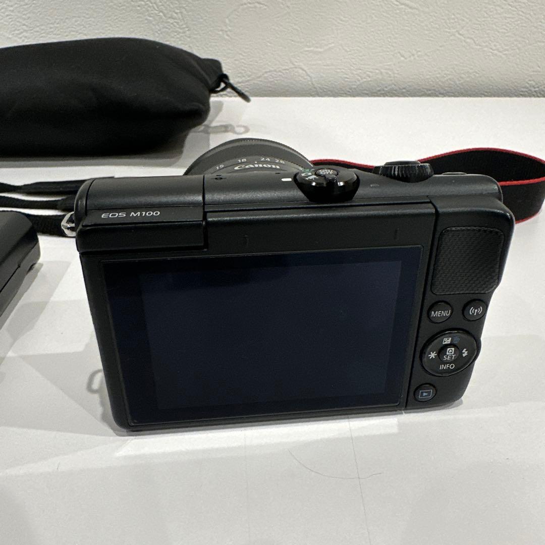 Canon EOS M100 ミラーレスカメラ 15-45mmレンズ付き