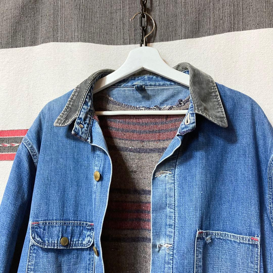 60s USA製 Sears ボロの美学カバーオールジャケット XLサイズ 希少