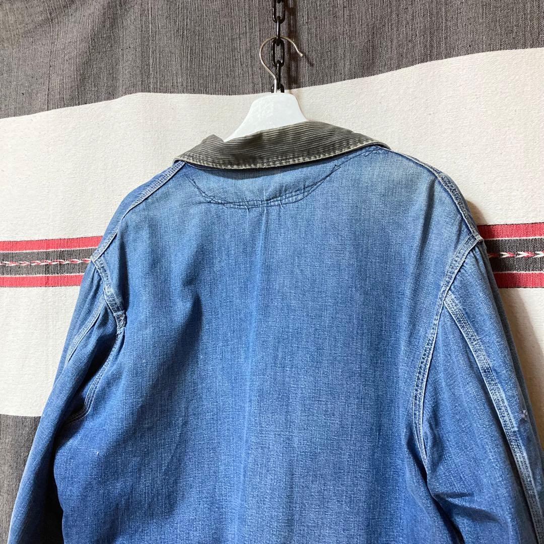 60s USA製 Sears ボロの美学カバーオールジャケット XLサイズ 希少