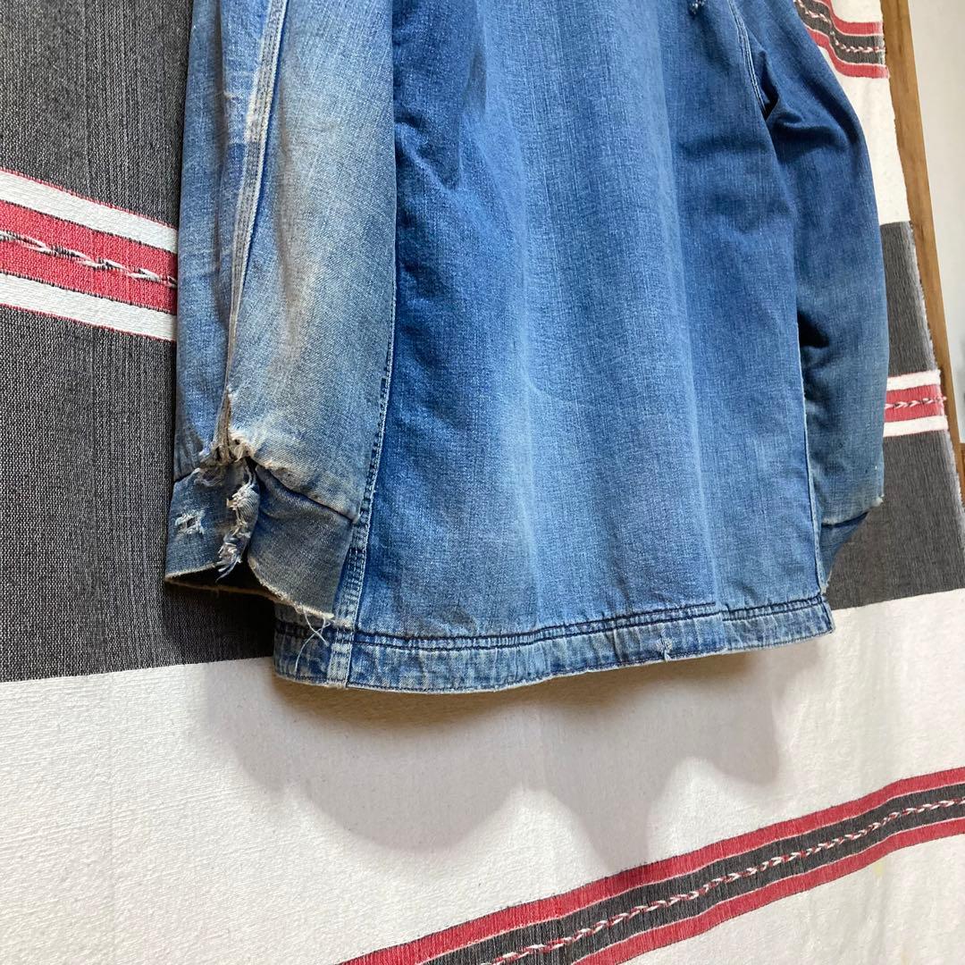 60s USA製 Sears ボロの美学カバーオールジャケット XLサイズ 希少
