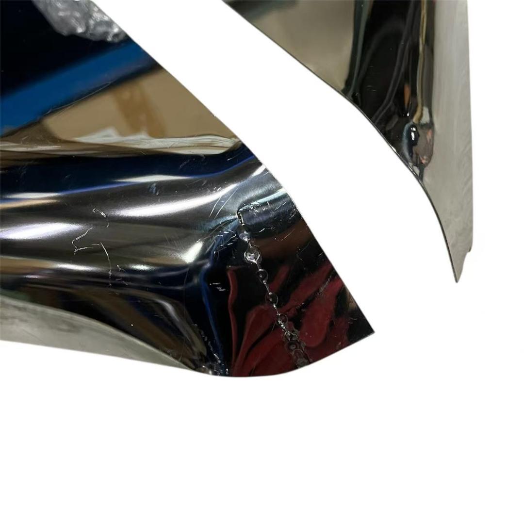 0645 日野 旧プロフィア テラヴィ フェンダーパネル ステンレス 鏡面