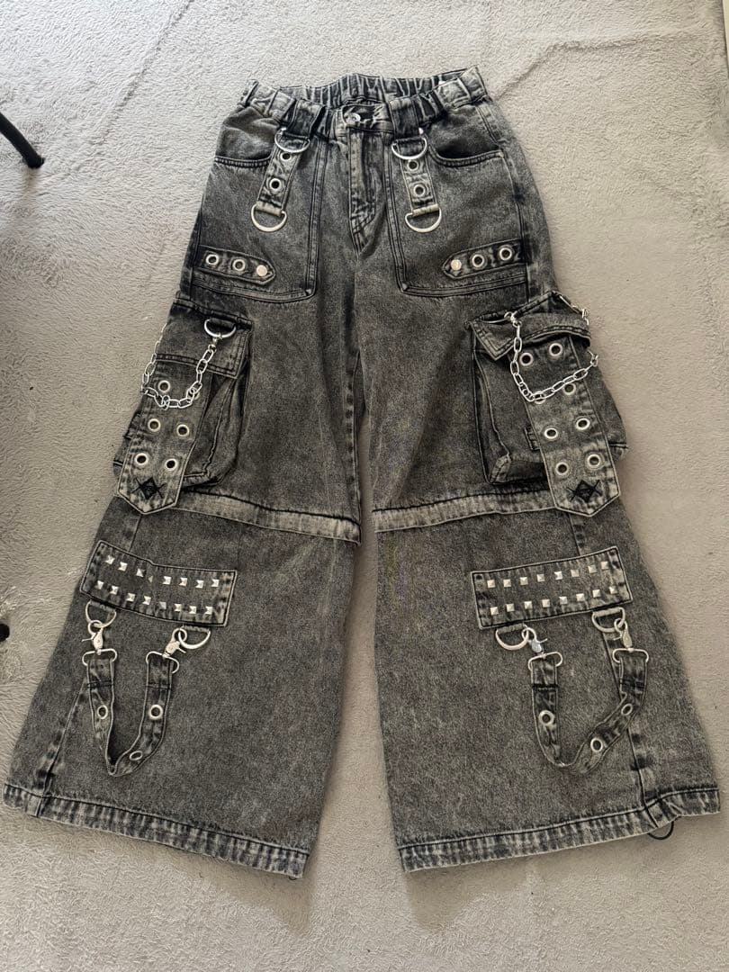 『REFLEM/レフレム』2WAYワイドデニムカーゴパンツ