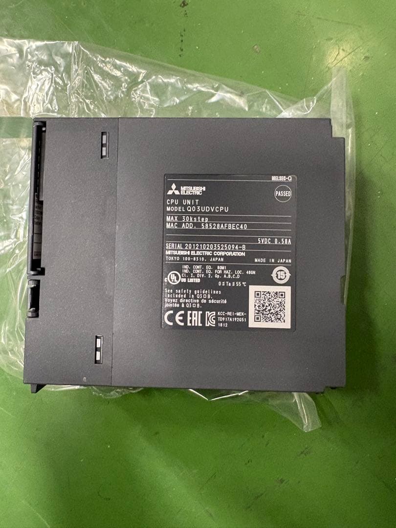 【最終値下げ、新品未使用品】三菱電機Q03UDVCPUシーケンサーCPUユニット