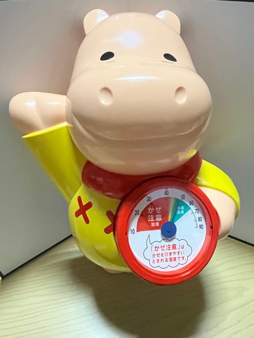 匿名配送　送料無料　かばくん　湿度計　2004年