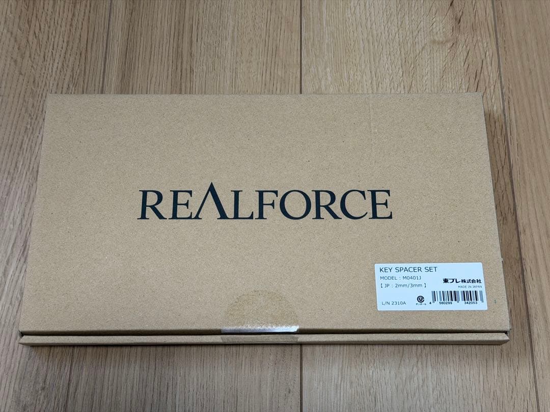 REALFORCE R4 キーボード／R4HC22 日本語配列 キースペーサー付