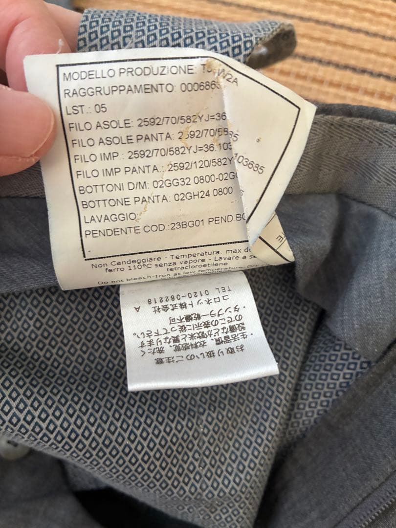 ボリオリ スーツ boglioli dover