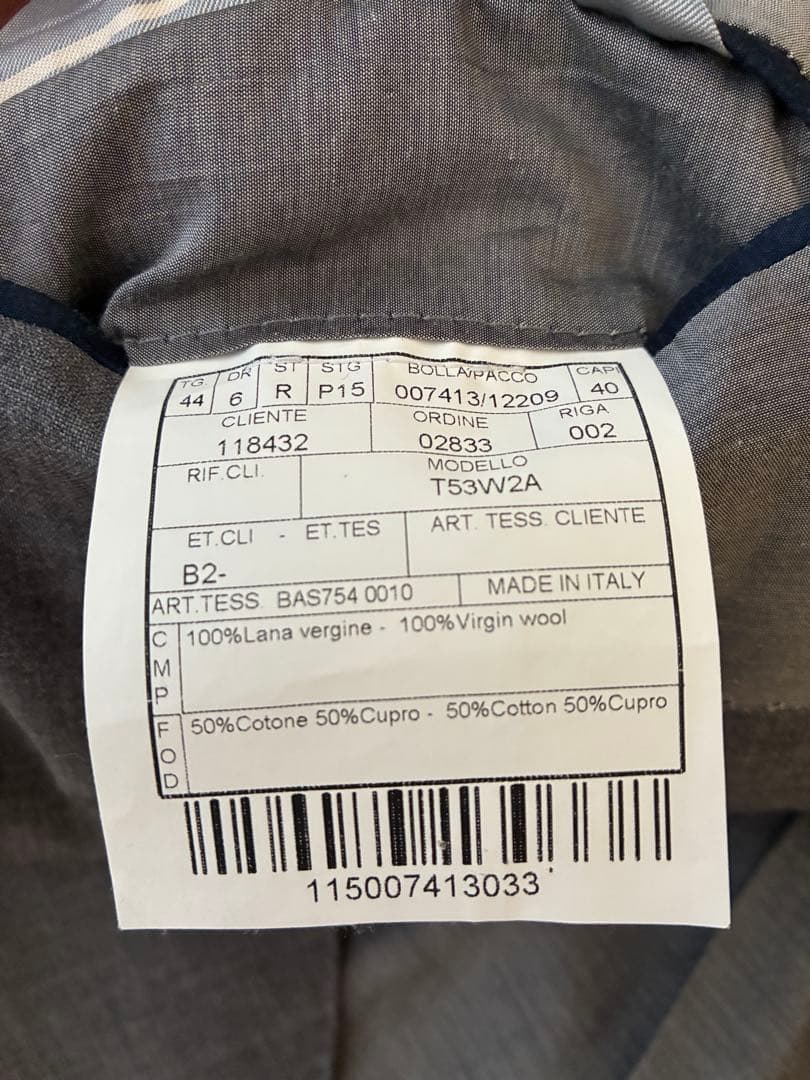 ボリオリ スーツ boglioli dover