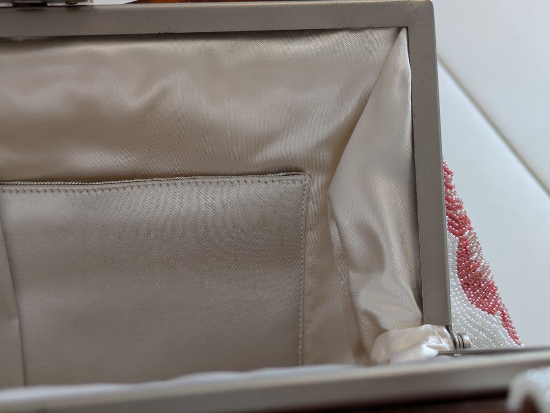 ビーズ刺繍バッグ　高楽　レトロ　和装