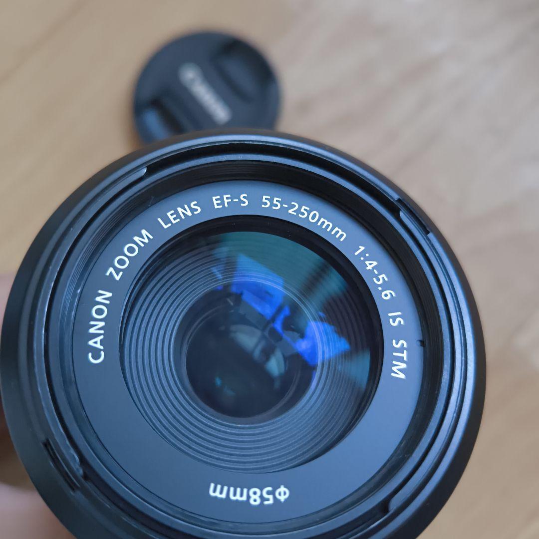 Canon EF-S 55-250mm IS STM ズームレンズ 美品
