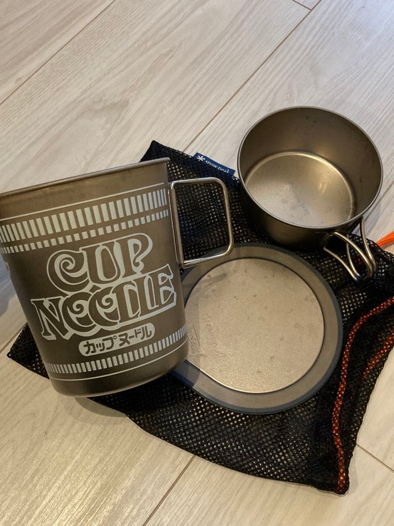 スノーピーク×NISSINコラボ　カップヌードルクッカーセット