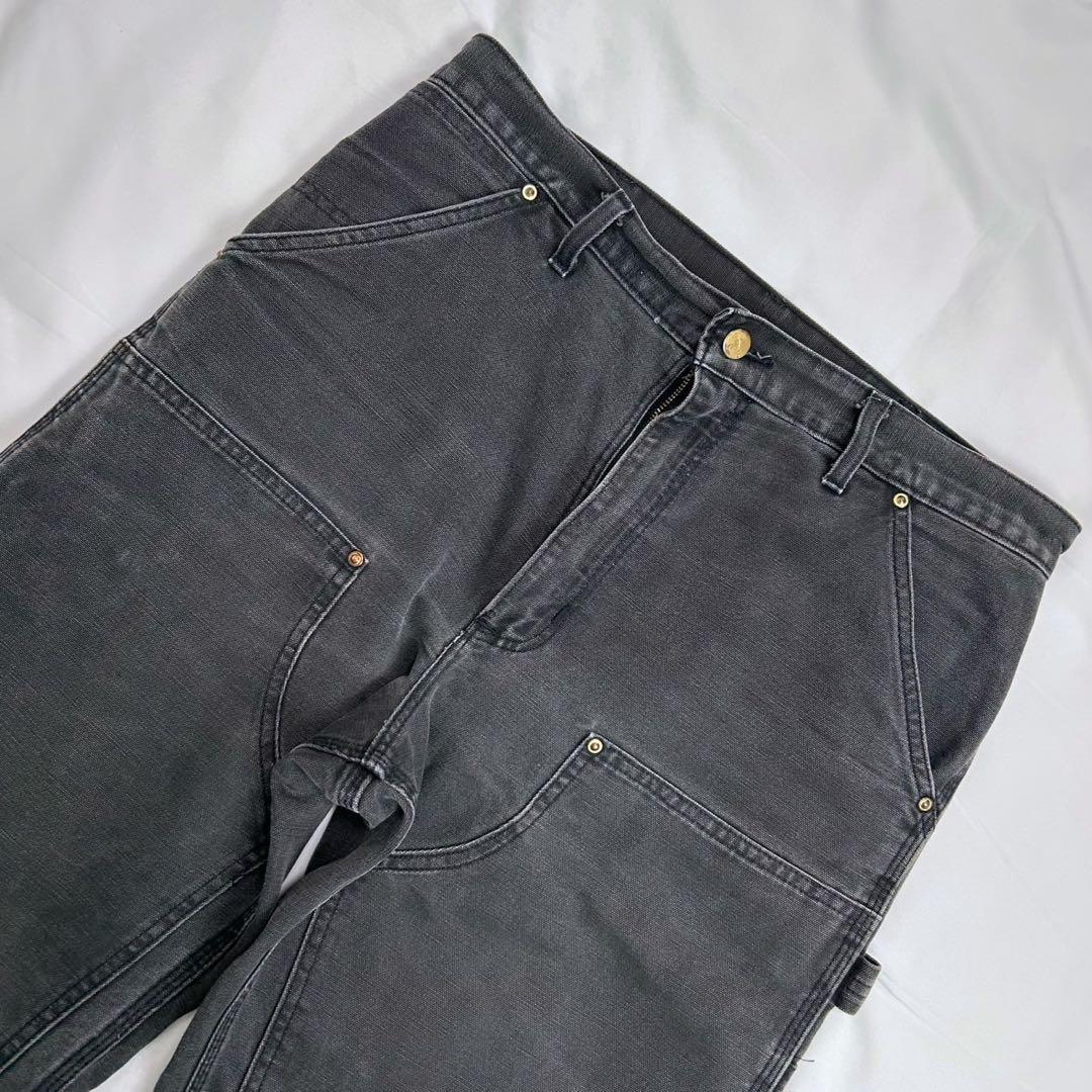 USA製 フェード Carhartt カーハート ダブルニー ペインターパンツ