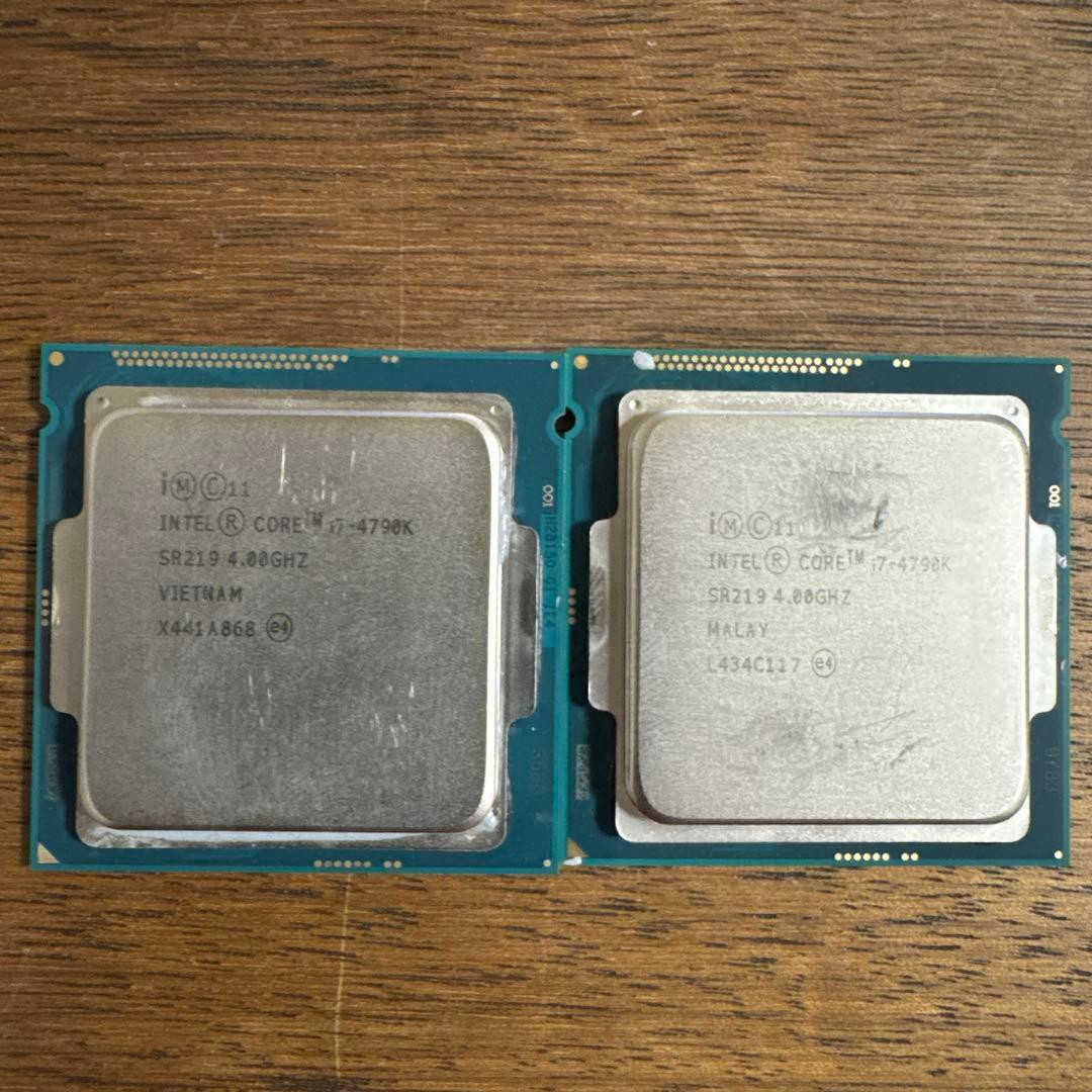 Intel Core i7-4790K 4.00GHz 2個セット