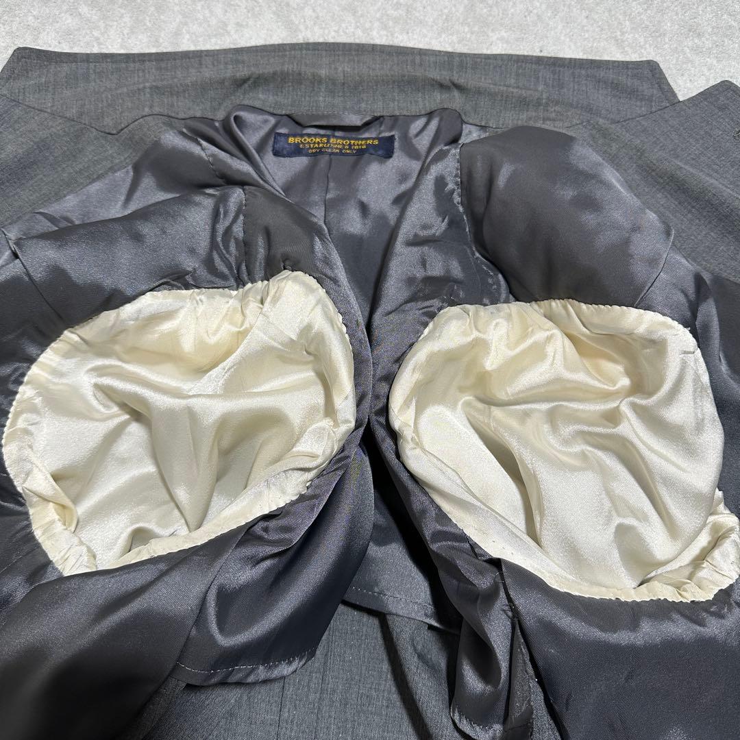 M〜L✨ブルックスブラザーズ　金ボタン　ブレザー　テーラードジャケット　グレー