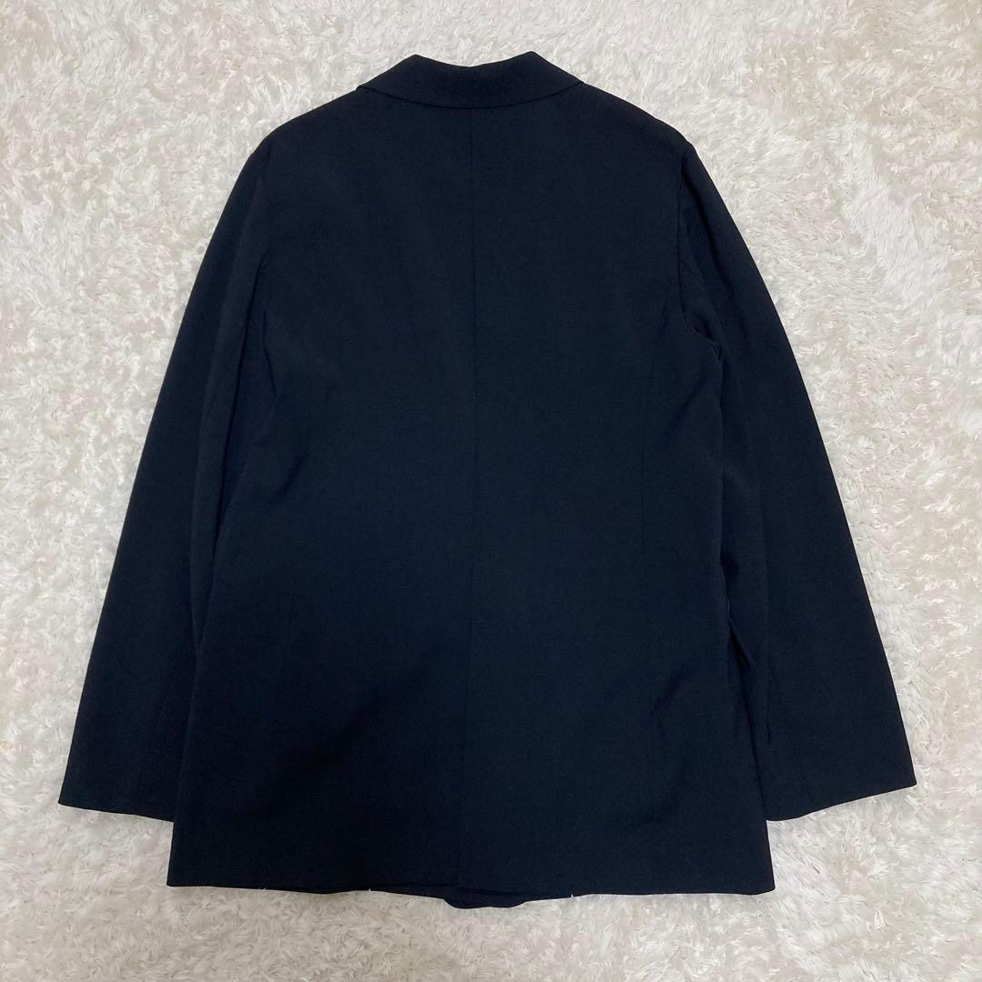 リヴドロワ ストレッチツイルテーラードジャケット ネイビー