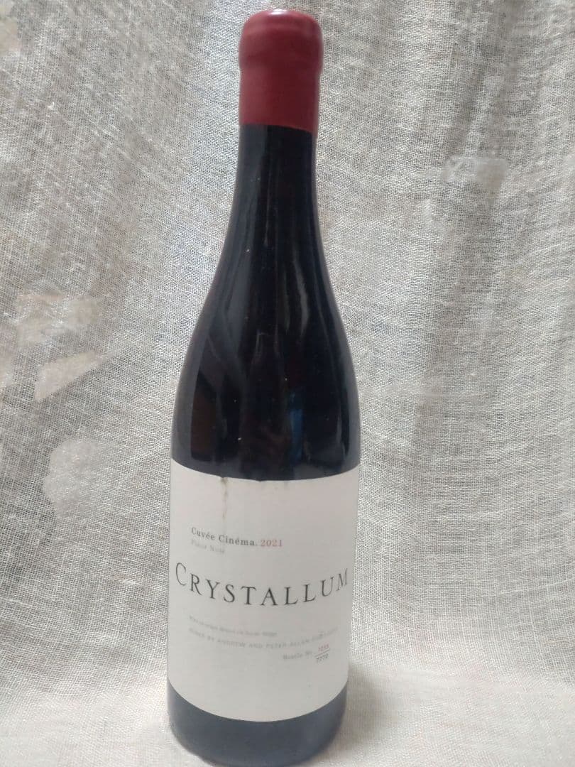 クリスタルム キュヴェ・シネマ ピノ・ノワール 2021 南アフリカ