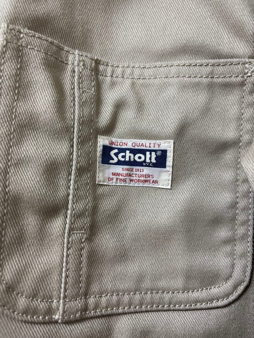 【新品未使用】Schott ワークジャケット カバーオール ベージュ アメカジ