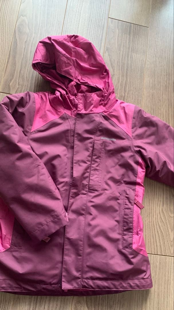 パタゴニア　patagonia スキーウェア　スキー　キッズS ピンク　パープル