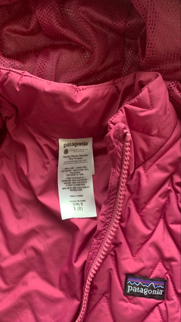 パタゴニア　patagonia スキーウェア　スキー　キッズS ピンク　パープル