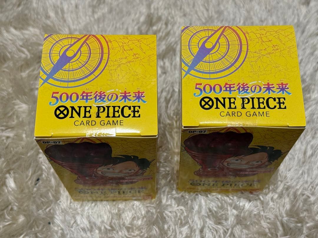 ワンピースカードゲーム 500年後の未来 新品未開封 テープ付2BOX