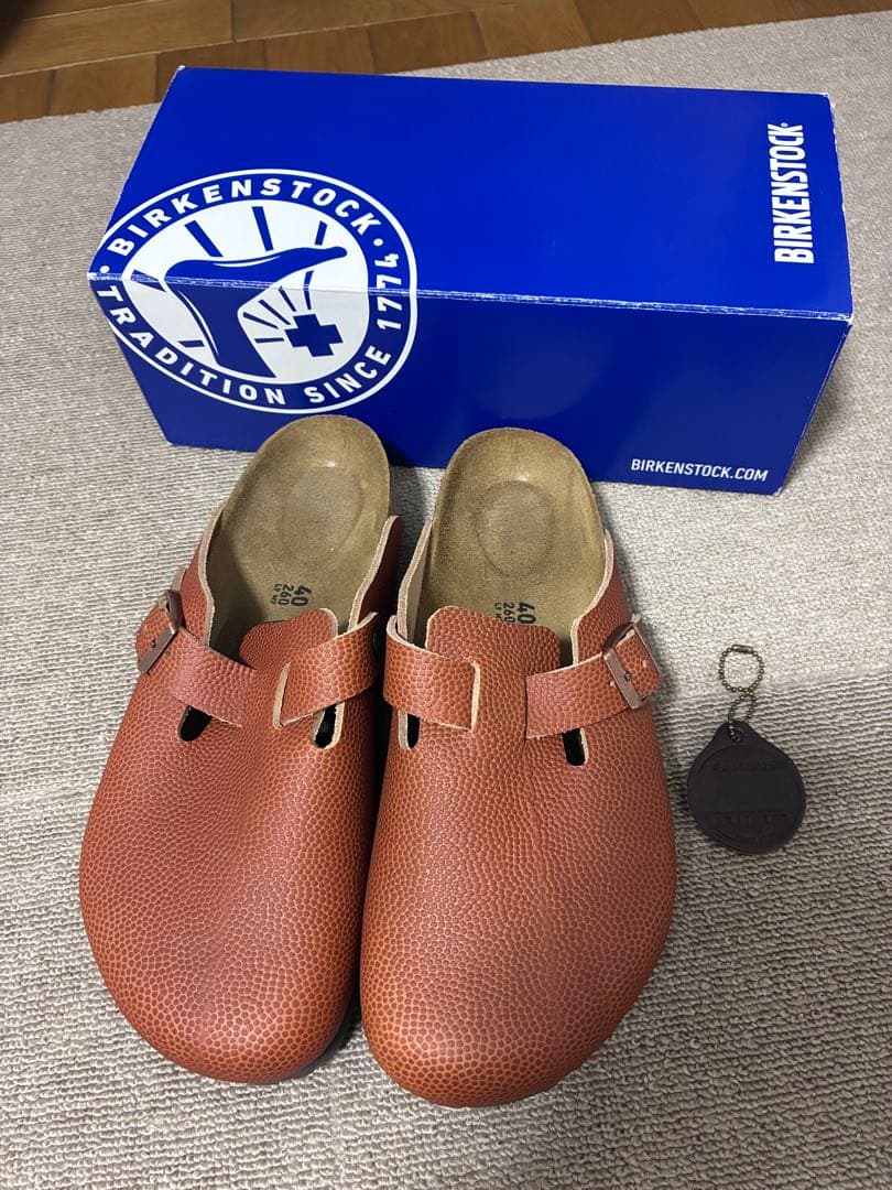 新品未使用品　ビルケンシュトック・ボストン　40R ホーウィン社製レザー稀少品