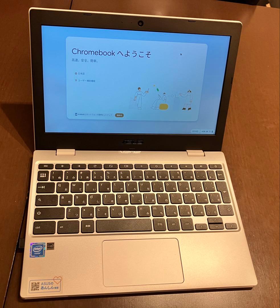 【美品】ASUS Chromebook CX1 ノートパソコン(11.6インチ