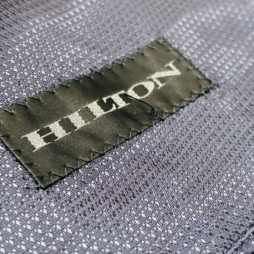 【良品】ヒルトン　ロロピアーナ　スーツ　セットアップ　ネイビー　YA5