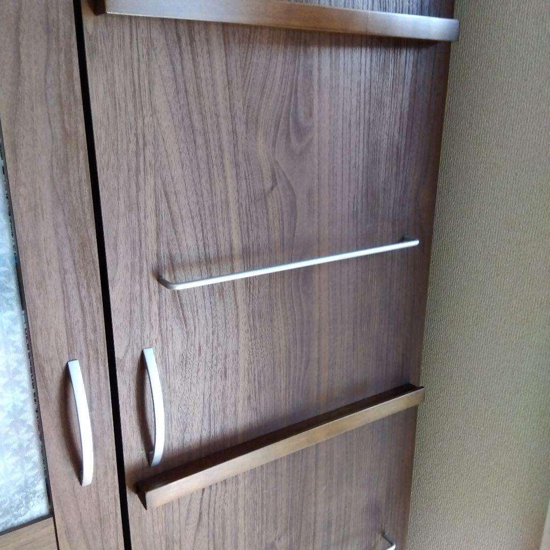 値下げ！11月5日まで！木製 ガラス扉 　スライド本棚　ニトリ