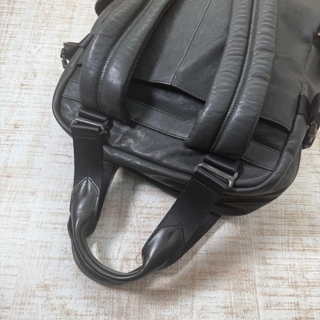 【希少】TUMI アルファブラボー レザーバックパック92380DH2 リュック
