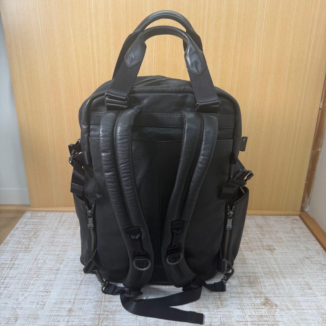 【希少】TUMI アルファブラボー レザーバックパック92380DH2 リュック