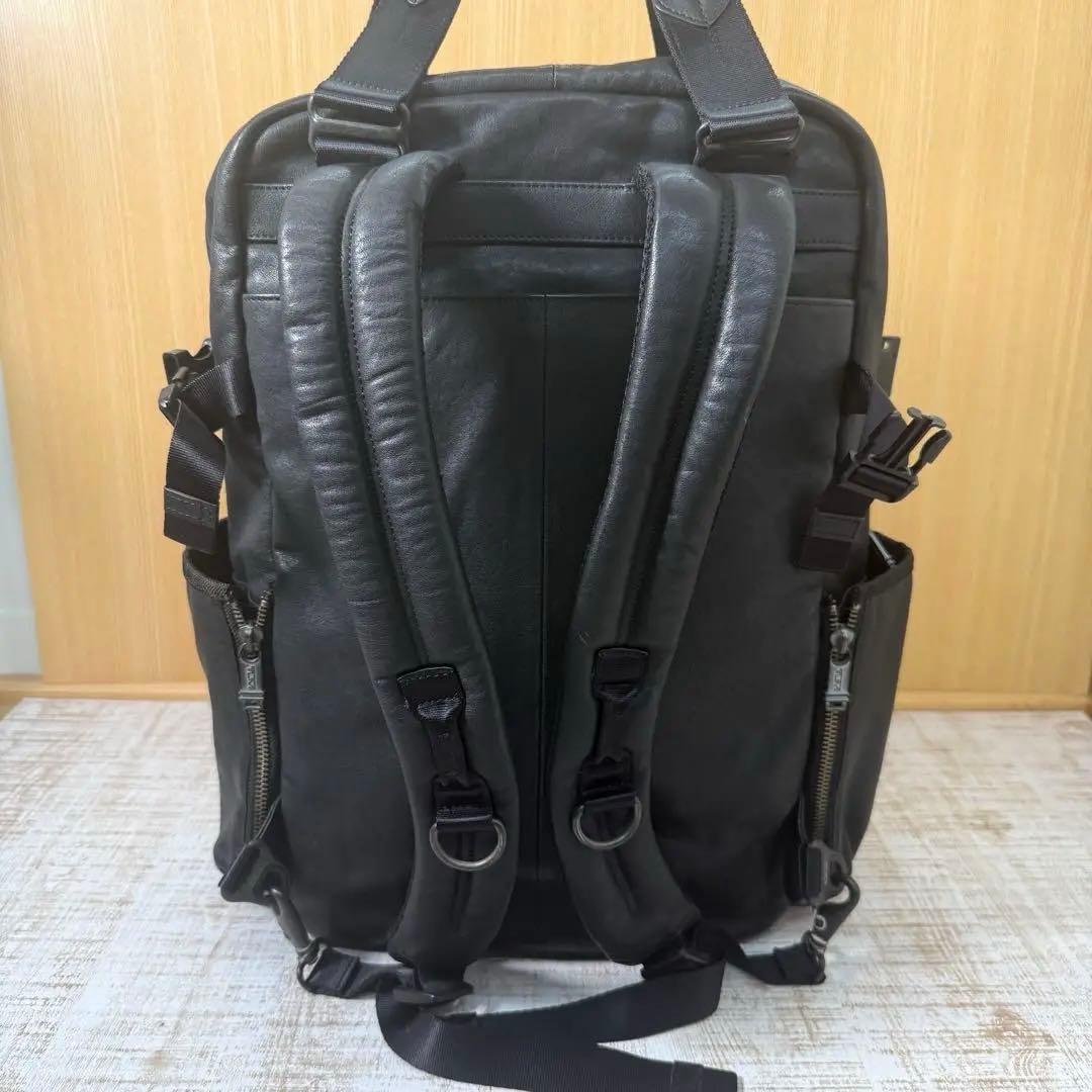 【希少】TUMI アルファブラボー レザーバックパック92380DH2 リュック