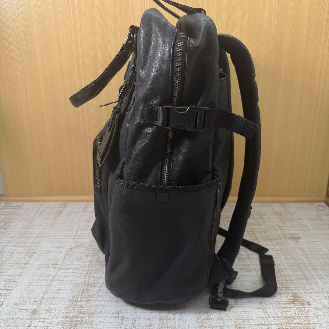 【希少】TUMI アルファブラボー レザーバックパック92380DH2 リュック