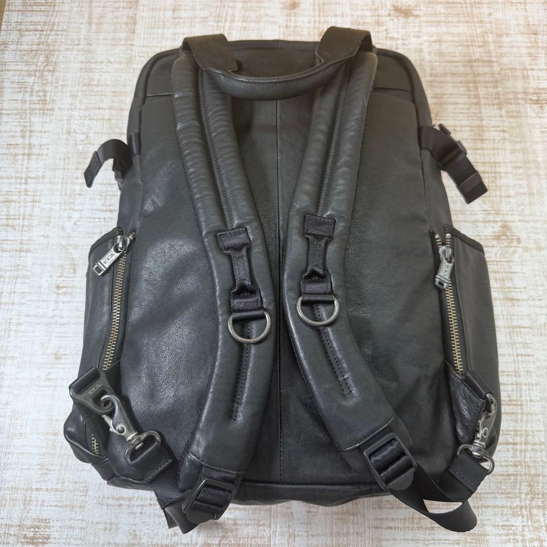 【希少】TUMI アルファブラボー レザーバックパック92380DH2 リュック