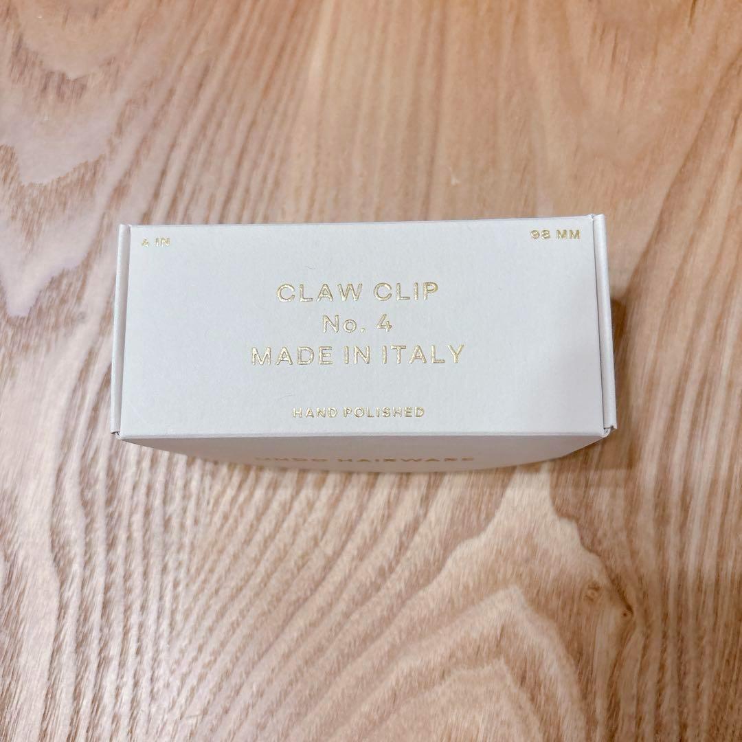 【新品】UNDO HAIRWARE No.4 claw クリップ　アイボリー