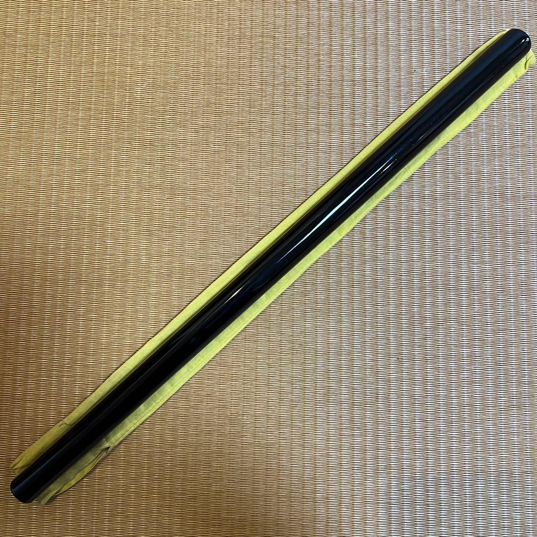 ※本日価格　篠笛丸山 8本調子 唄用（ドレミ調）黒漆塗 専用笛袋付