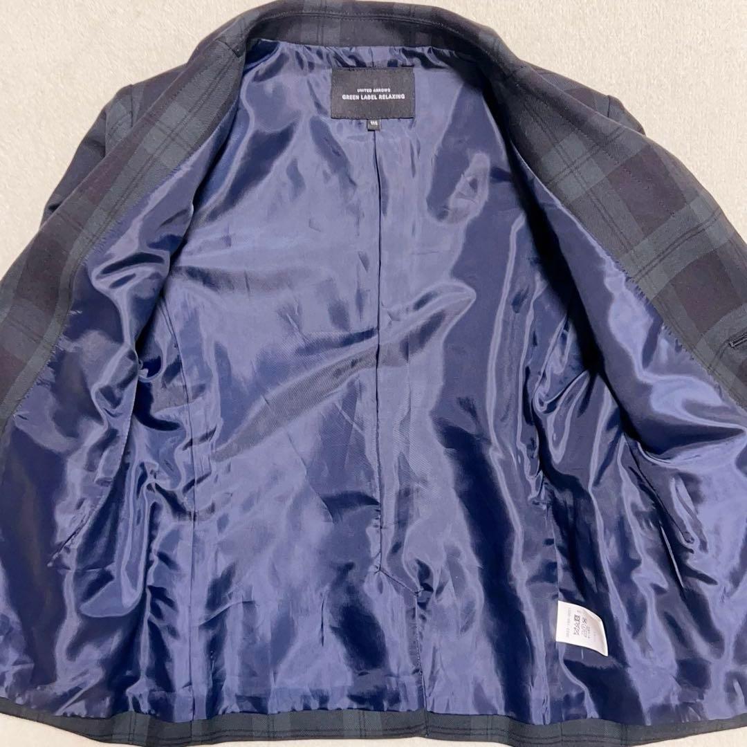 グリーンレーベルリラクシング　フォーマルセット　115cm チェック　スーツ