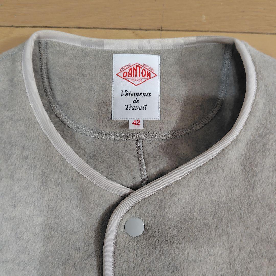 DANTON　フリースノーカラージャケット