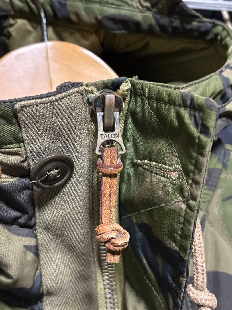 美品 ポロラルフローレン ミリタリー サンプリングジャケット 中綿 斜めポケット