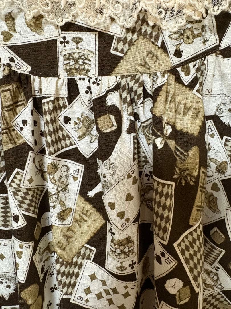 マキシマム　MAXICIMAM トランプ模様 長袖ブラウス サイズ3