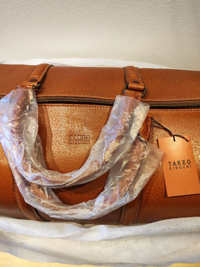 TAKEO KIKUCHI タケオキクチ レザー ボストン バッグ 旅行バッグ