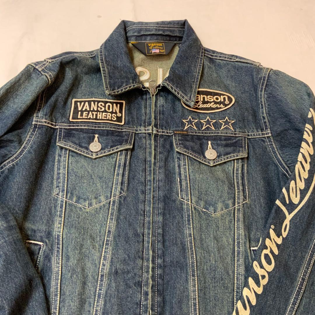 VANSON デニム オールインワン ツナギ M