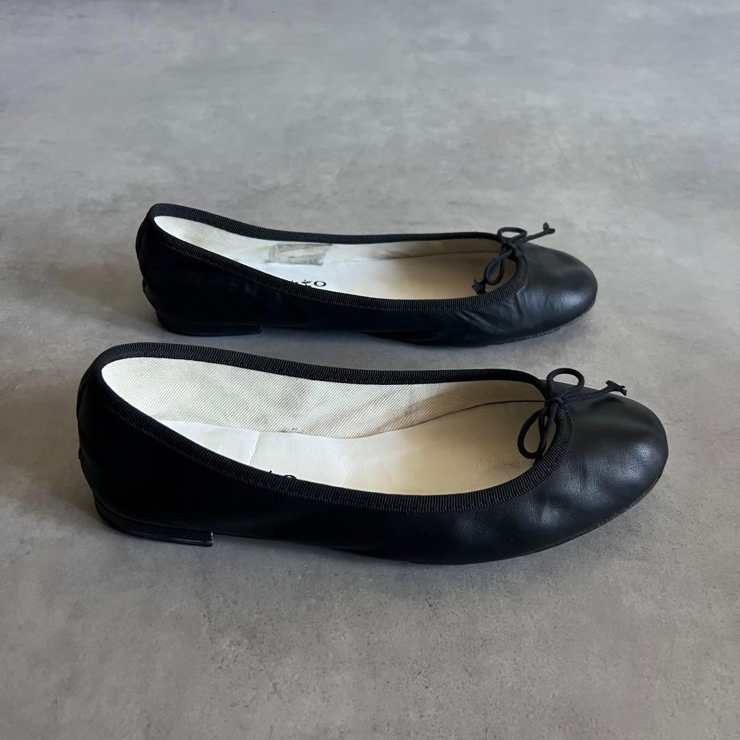 【極美品】 repetto レペット レザー バレエ シューズ パンプス 黒
