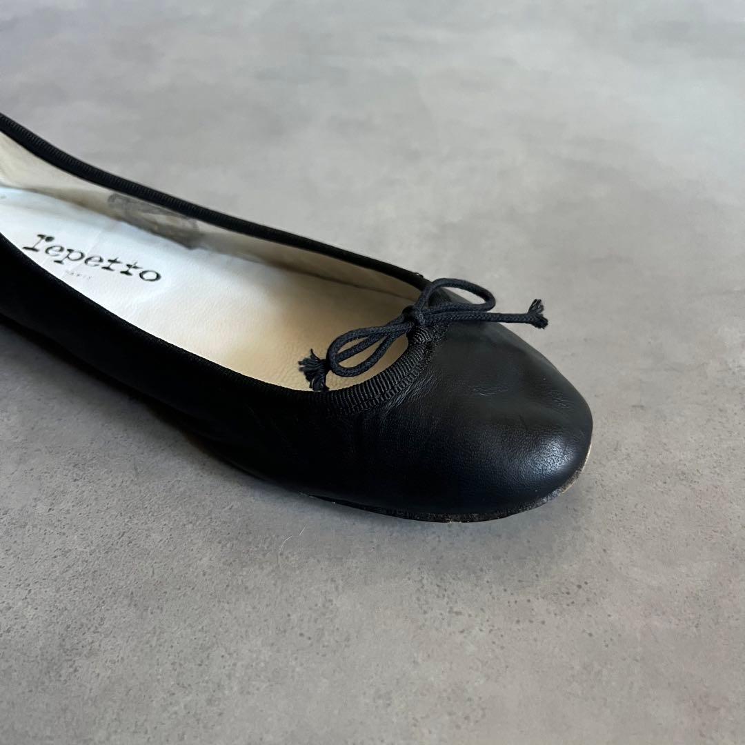 【極美品】 repetto レペット レザー バレエ シューズ パンプス 黒