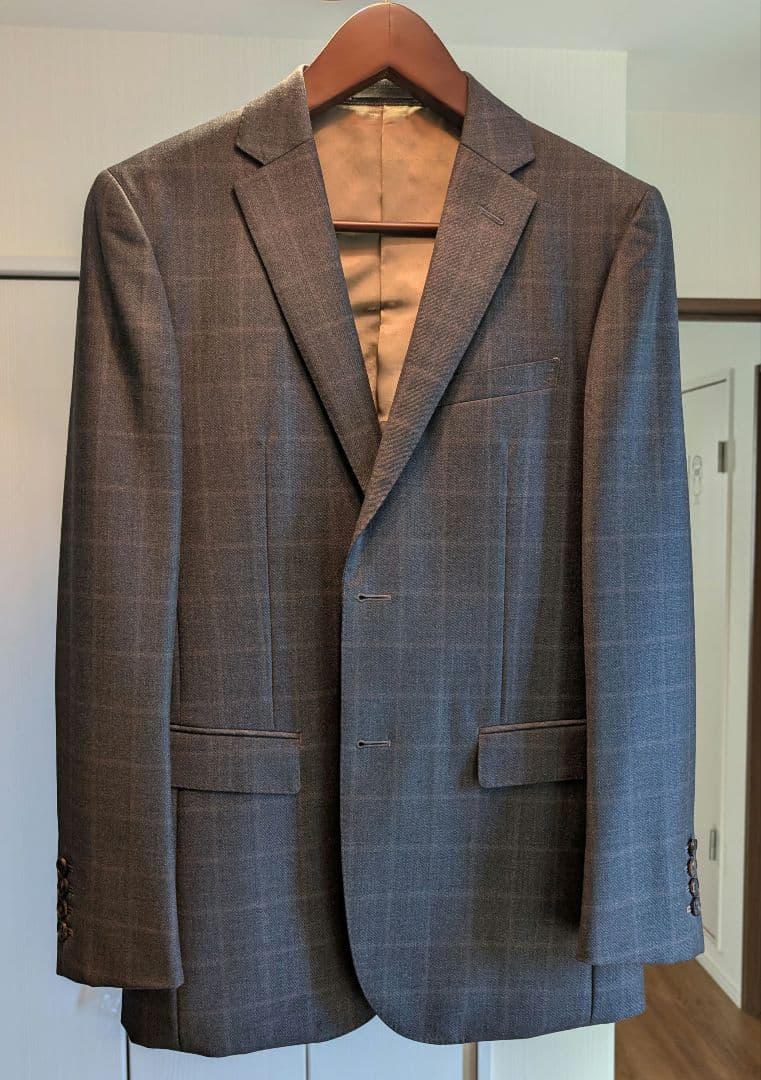 【極美品】ブラックレーベル・クレストブリッジ スーツ 40R Zegna